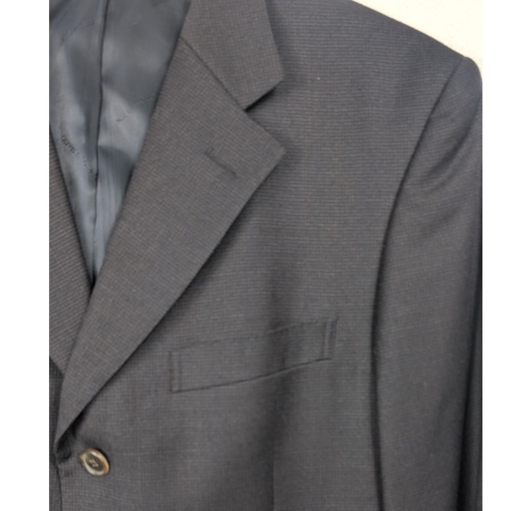 Gieves & Hawkes Blazer Men 38R Gray Wool Cashmere 3-Button Sport Coat Savile Row